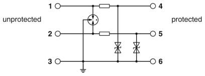 Phoenix contact 2906799 TTC-6-2X1-24DC-UT Устройство защиты от перенапряжений
