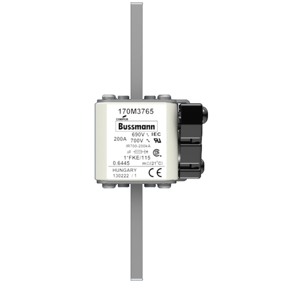 170M3765 Быстрый предохранитель 200A 690V 1*FKE/115 AR UC