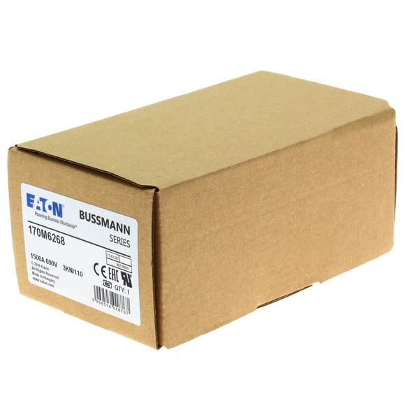 170M6268 Быстрый предохранитель 1500A 690V 3KN/110 AR UC