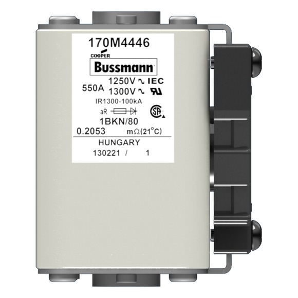 170M4446 Быстрый предохранитель 550A 1250V 1BKN/80 AR CU