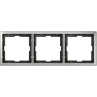 Schneider Electric MTN481346 MERTEN Artec РАМКА 3 поста, СТАЛЬ, SD