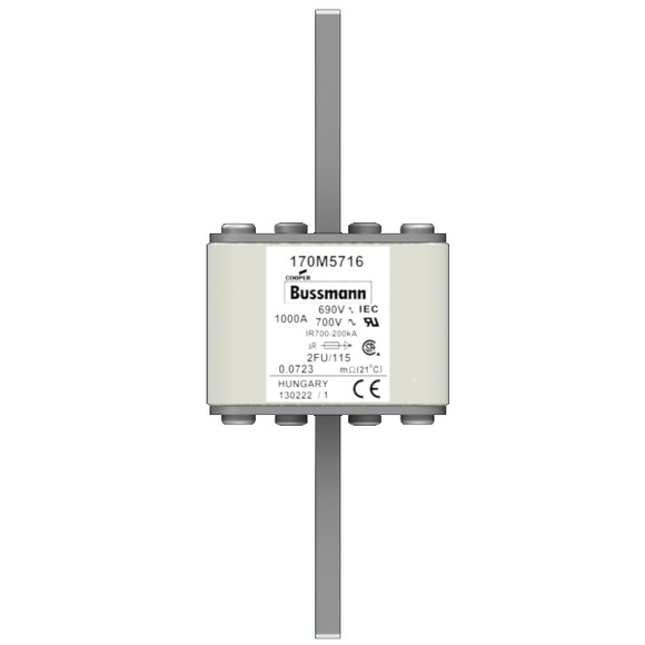 170M5718 Быстрый предохранитель 1250A 600V 2FU/115 AR UC