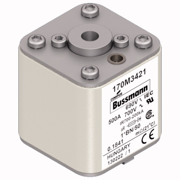 170M3421 Быстрый предохранитель 500A 690V 1*BN/50 AR UC
