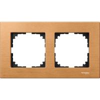 Schneider Electric MTN4052-3470 MERTEN M-Elegance РАМКА деревянная 2 поста, БУК, SM