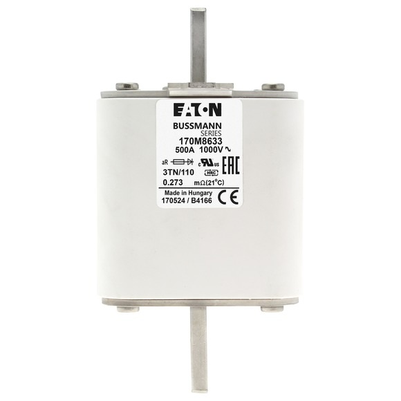 170M8633 Быстрый предохранитель 500A 1000V 3TN/110 AR UR