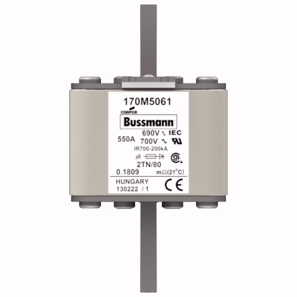 170M5061 Быстрый предохранитель 550A 690V 2TN/80 AR UC
