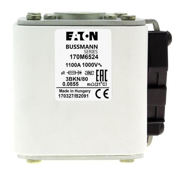 170M6524 Быстрый предохранитель 1100A 1000V 3BKN/80 AR