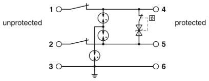 Phoenix contact 2906731 TTC-6-2-HC-M-24DC-PT-I Устройство защиты от перенапряжений