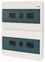 280350 EATON/MOELLER BC-O-2/36-ECO Компактный щит навесного исполнения, 2ряда, 36 модулей, прозрачная дверь, пластик (арт.280350)