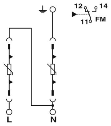 Phoenix contact 2910346 VAL-US-48/65/1+1V-FM Устройство защиты от перенапряжений, тип 1/2