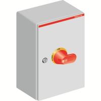 ABB 1SCA022563R0330 Рубильник в боксе OTL125BA3U до 125А(АС23А) 3х-полюсный, желто-красная ручка, нет фланца
