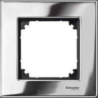 Schneider Electric MTN403139 MERTEN M-Elegance РАМКА металлическая 1 пост, ХРОМ, SM