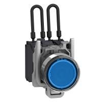 Schneider Electric XB4BW26B5 КН.С ПОДС.,С ЛАМПОЙ ТЕСТ, 24В, СИН.МЕТ