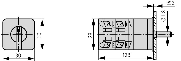 907754 Специальные выключатели, TM, 10 A, Монтаж, 8 Модуль (модули) (TM-8-SOND*/E)