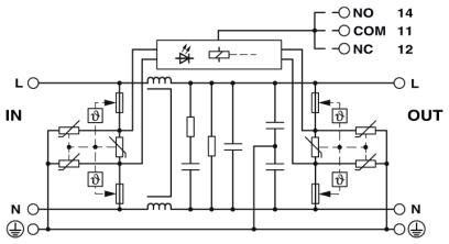 Phoenix contact 2920670 SFP 1-10/120AC Устройство защиты от перенапряжений с ЭМ-фильтром