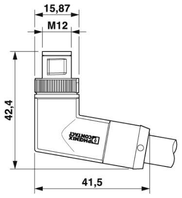 Phoenix contact 1415197 SAC-4P-M12MRT/ 2,0-PUR/M12FRT Силовой кабель
