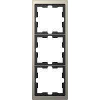Schneider Electric MTN4030-6550 MERTEN D-Life РАМКА 3-постовая, НИКЕЛЬ