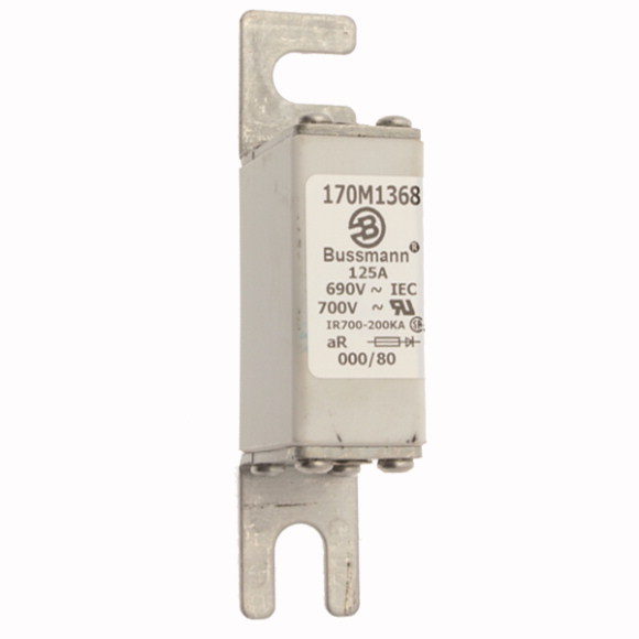 170M1368 Быстрый предохранитель 125A 690V 000/80 AR UC