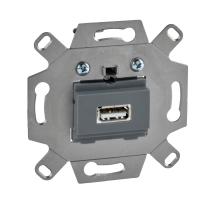 Schneider Electric MTN4581-0000 MERTEN МЕХАНИЗМ USB 2.0 на суппорте с 1 разъемом