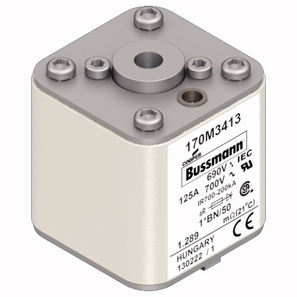 170M3413 Быстрый предохранитель 125A 690V 1*BN/50 AR UC
