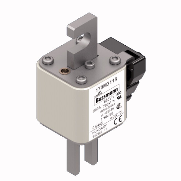 170M3115 Быстрый предохранитель 200A 690V 1*KN/80 AR UC