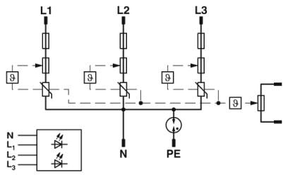 Phoenix contact 2905236 PLT-SEC-T3-3S-230-P Штекерный модуль для защиты от перенапряжений, тип 3