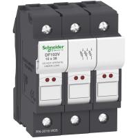 Schneider Electric DF103V РАЗЪЕДИНИТЕЛЬ-ПРЕДОХРАНИТЕЛЬ 32A.С УКАЗАТЕЛЕМ СРАБАТЫВАНИЯ 3Р.10Х38