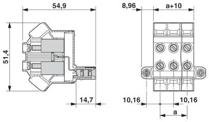 Phoenix contact 1715316 TPC 16/ 8-STF-10,16 Разъем печатной платы