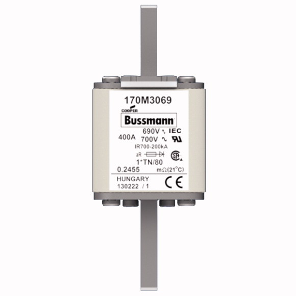 170M3069 Быстрый предохранитель 400A 690V 1*TN/80 AR UC
