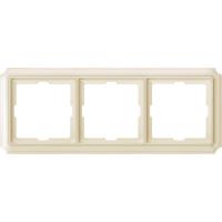 Schneider Electric MTN483344 MERTEN Antique РАМКА 3 поста, БЕЖЕВЫЙ , SD