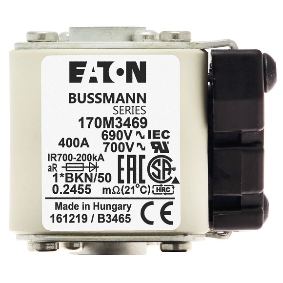 170M3469 Быстрый предохранитель 400A 690V 1*BKN/50 AR UC