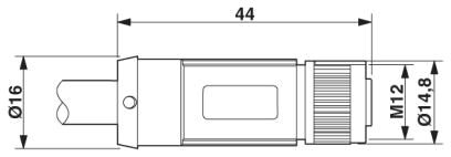 Phoenix contact 1407337 SAC-5P-MS/ 2,0-28R/FS SCO RAIL Кабель для датчика / исполнительного элемента