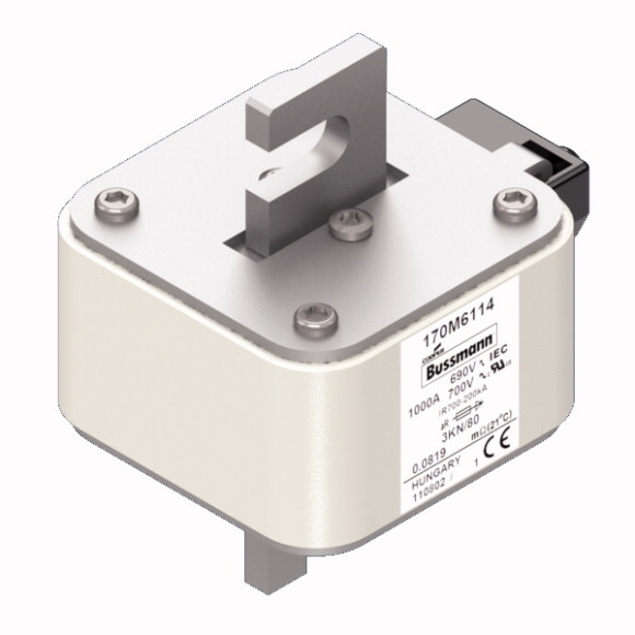 170M6114 Быстрый предохранитель 1000A 690V 3KN/80 AR UC