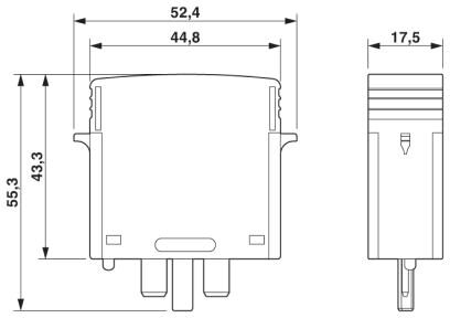 Phoenix contact 2858962 VAL-MS 230-UD-ST Штекерный модуль для защиты от перенапряжений, тип 2