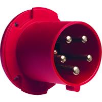 ABB 2CMA167222R1000 Вилка панельная с прямым фланцем 363BU6, 63A, 3P+E, IP44, 6ч